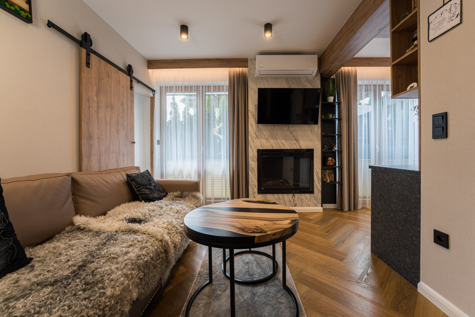 Two Bedroom Apartment with Terrace- Tatra View - Księżycowe Apartamenty SPA - 24e-1